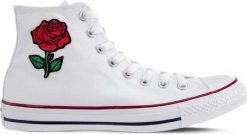 Converse Trampki Damskie M7650 Vintage Rose r. 39. Czerwone trampki i tenisówki damskie Converse, bez wzorów, vintage, bez zapięcia. Za 16.54 zł.