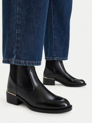 MEXX Botki CEO-HY25809-1 Czarny. Czarne botki damskie Mexx, bez obcasa, na słupku, bez zapięcia. Za 249.99 zł.