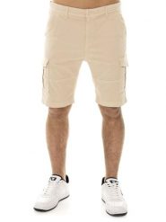 Leone Easy Męskie szorty cargo z twillu ze szlufkami na pasek. Niebieskie krótkie spodenki sportowe męskie LEONE 1947 APPAREL, m, bez wzorów, na fitness i siłownię. Za 273.65 zł.
