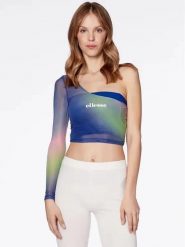 T-SHIRT DAMSKI KOSZULKA CROP TOP ELLESSE. Koszulki sportowe damskie Ellesse, m, bez wzorów, z materiału, bez kołnierzyka, bez ramiączek, do biegania. Za 116.99 zł.