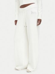 Juicy Couture Spodnie dzianinowe JCWBJ226310 Kremowy Relaxed Fit. Białe spodnie materiałowe damskie Juicy Couture, l, bez wzorów, z dzianiny. Za 449.99 zł.