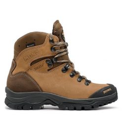 Trekkingi Meindl. Brązowe obuwie sportowe damskie Meindl, bez wzorów, z gore-texu, trekkingowe. Za 779.99 zł.