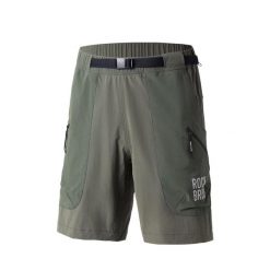 Szorty sportowe Rockbros z paskiem. Czarne krótkie spodenki sportowe męskie ROCKBROS, l, bez wzorów, z materiału, na fitness i siłownię. Za 179.00 zł.