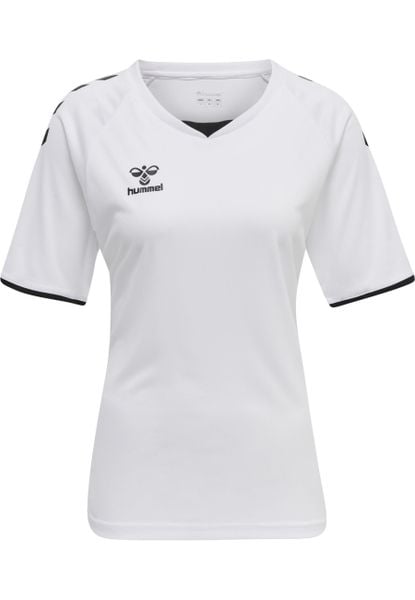 Koszulka damska Hummel hmlhmlCORE volley. Białe koszulki sportowe damskie Hummel, xl, bez wzorów, z jersey, bez kołnierzyka, bez ramiączek, do piłki nożnej. Za 114.97 zł.