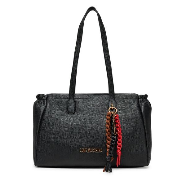 Torebka LOVE MOSCHINO. Czarne torebki do ręki damskie Love Moschino, bez wzorów, klasyczne, bez dodatków. Za 609.99 zł.