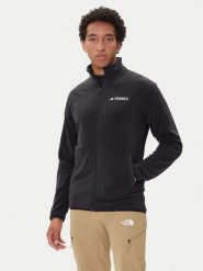 Adidas Polar Multi Essentials JP0795 Czarny Regular Fit. Czarne bluzy męskie Adidas, m, bez wzorów, z polaru, bez kaptura. Za 149.99 zł.