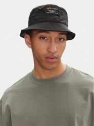 Alpha Industries Kapelusz Crew Bucket 116912 Czarny. Czarne rękawiczki męskie Alpha Industries, bez wzorów, z materiału. Za 89.99 zł.