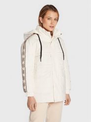 Guess Kurtka zimowa 4G V2BL09 WF330 Écru Regular Fit. Kurtki damskie Guess, na zimę, xl, z aplikacjami, z bawełny, bez kaptura. Za 589.99 zł.