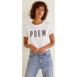 Mango - Top Poem. Topy damskie marki Mango. W wyprzedaży za 29.90 zł.