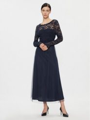 Vila Sukienka koktajlowa 14092774 Granatowy Regular Fit. Niebieskie sukienki damskie Vila, bez wzorów, z syntetyku, wizytowe, bez kołnierzyka, bez ramiączek. Za 199.99 zł.