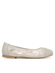 Caprice Baleriny 9-22117-46 Szary. Szare baleriny damskie Caprice, bez wzorów, ze skóry, bez obcasa. Za 231.99 zł.