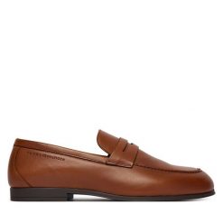 Lordsy Tommy Hilfiger. Brązowe mokasyny męskie Tommy Hilfiger. Za 699.99 zł.