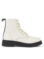 Tommy Jeans Botki Tjw Lace Up Flat Boot EN0EN02310 Écru. Botki damskie Tommy Jeans, z jeansu, bez obcasa, na płaskiej podeszwie, bez zapięcia. Za 749.99 zł.