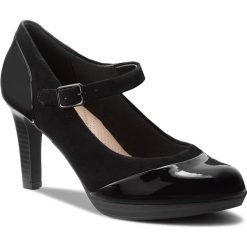 Półbuty CLARKS - Adriel Carla 261363764 Black Combi. Półbuty damskie marki Clarks. W wyprzedaży za 219.00 zł.