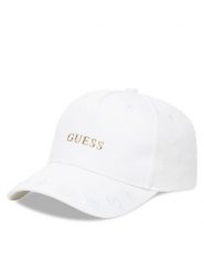 Guess Kapelusz 177119 Biały. Białe rękawiczki damskie Guess, z aplikacjami, z bawełny. Za 119.99 zł.