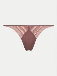 Calvin Klein Underwear Stringi 000QF7547E Różowy. Czerwone stringi damskie Calvin Klein Underwear, xl, bez wzorów, z syntetyku. Za 99.99 zł.