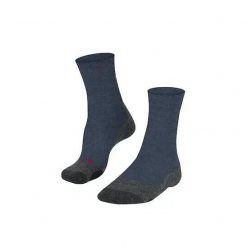Skarpetki Falke TK2 Explore Melange. Niebieskie skarpety męskie Falke, bez wzorów, z elastanu. Za 121.00 zł.