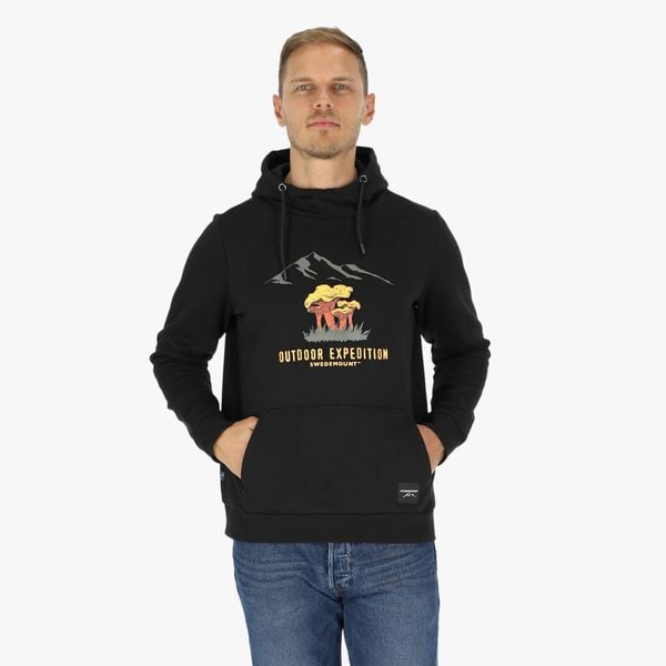 Bluza z kapturem Męska Swedemount Forest Hood. Szare bluzy męskie SWEDEMOUNT, m, bez wzorów, z bawełny, z kapturem. Za 179.99 zł.