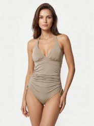 Max Mara Beachwear Strój kąpielowy Cosetta 2616831069 Beżowy. Brązowe kostiumy jednoczęściowe damskie Max Mara Beachwear, bez wzorów, z syntetyku. Za 969.99 zł.