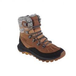 Buty do chodzenia damskie Merrell Siren 4 Thermo Demi. Brązowe obuwie sportowe damskie Merrell, bez wzorów, z gumy, trekkingowe. Za 987.00 zł.