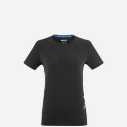 Koszulka do biegania damska Millet Intense Pro Light Ts Ss W active fit. Czarne koszulki sportowe damskie Millet, xs, bez wzorów, bez kołnierzyka, bez ramiączek, do biegania. Za 320.00 zł.