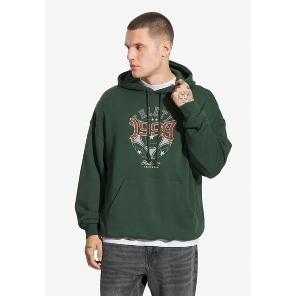 Bluza sportowa męska Prosto Athletic z kapturem. Zielone bluzy męskie Prosto., m, bez wzorów, z kapturem. Za 349.99 zł.