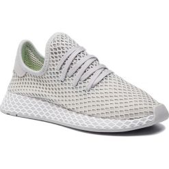 Buty adidas - Deerupt Runner BD7883 Gretwo/Ftwwht/Hireye. Szare półbuty na co dzień męskie Adidas, z materiału, eleganckie, bez zapięcia. W wyprzedaży za 269.00 zł.
