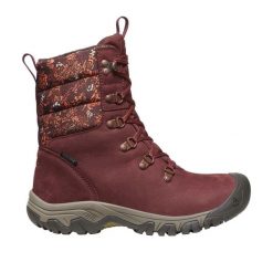 Śniegowce ocieplane damskie Keen Greta Boot Wp. Brązowe śniegowce i trapery damskie Keen. W wyprzedaży za 389.00 zł.