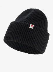 Czapka zimowa Fjallraven Heavy Beanie - black. Czarne czapki i kapelusze damskie Fjällräven, na zimę, bez wzorów, z materiału. Za 330.70 zł.