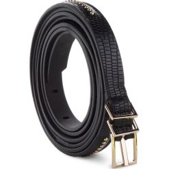 Pasek Damski PATRIZIA PEPE - 2V8153/A4H1-K103 M Nero. Czarne paski damskie Patrizia Pepe, w paski, ze skóry. Za 589.00 zł.