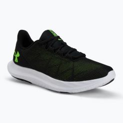 Buty do biegania męskie Under Armour Charged Speed Swifthyper. Czarne buty sportowe męskie Under Armour, bez zapięcia, do biegania. Za 199.99 zł.