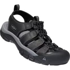 Buty do chodzenia męskie Keen Sandały Męskie Newport Blacksteel Grey. Czarne sandały męskie Keen, z materiału, bez zapięcia. Za 533.00 zł.