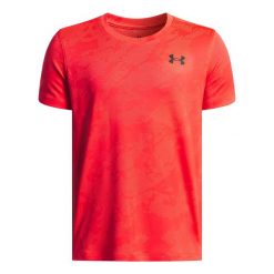 Dzieciowy sweter żakardowy Under Armour Tech Vent. Czarne swetry dla chłopców Under Armour, bez wzorów, z materiału, bez kołnierzyka, bez kaptura. Za 172.24 zł.