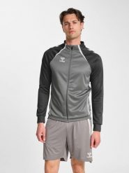 Kurtka z dresu Hummel Lead 2.0. Szare kurtki męskie Hummel, xl, bez wzorów, z dresówki, bez kaptura. Za 249.00 zł.