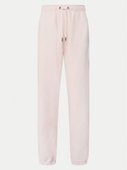 Guess Jeans Spodnie dresowe W5RB63 K68I4 Beżowy Regular Fit. Brązowe jeansy damskie Guess Jeans, s, z aplikacjami, z bawełny. Za 169.99 zł.