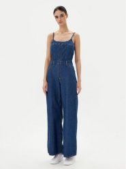 Levi's® Kombinezon Bustier 001WC-0003 Niebieski Slim Fit. Niebieskie sukienki damskie s, bez wzorów, z bawełny, bez kołnierzyka, bez ramiączek. Za 379.99 zł.