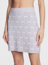 Pinko Spódnica mini Galeotto 100216 A0IT Fioletowy Slim Fit. Fioletowe spódnice damskie Pinko, l, bez wzorów, z wiskozy, mini. Za 589.99 zł.
