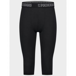Legginsy termoaktywne męskie Poederbaas 3/4 Lekkie. Czarne legginsy sportowe męskie POEDERBAAS, m, bez wzorów, z elastanu, narciarskie. Za 216.99 zł.