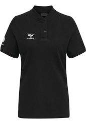 Damska koszulka polo Hummel Move Grid. Czarne koszulki sportowe damskie Hummel, m, bez wzorów, z bawełny, bez kołnierzyka, bez ramiączek. Za 194.00 zł.