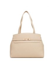 Valentino Torebka Fae Re VBS9AD01 Écru. Torebki do ręki damskie Valentino, bez wzorów, ze skóry, bez dodatków. Za 399.99 zł.