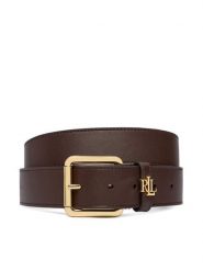 LAUREN RALPH LAUREN Pasek 412968765014 Brązowy. Brązowe paski damskie Lauren Ralph Lauren, bez wzorów, ze skóry. Za 469.99 zł.