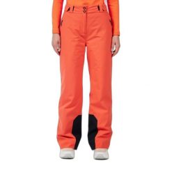 Spodnie narciarskie dla kobiet Rossignol Strawpile. Brązowe spodnie materiałowe damskie Rossignol, bez wzorów, narciarskie. Za 609.99 zł.