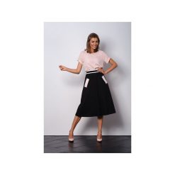 Czarna rozkloszowana spódnica z kieszeniami VEGA. Czarne spódnice damskie Duhla agnieszka barańska, z poliesteru, eleganckie. Za 260.00 zł.