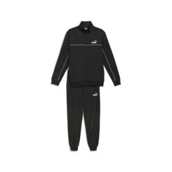 Męski dres z wypustką PUMA Black. Brązowe buty sportowe męskie Puma, z dresówki, bez zapięcia, na fitness i siłownię. W wyprzedaży za 232.85 zł.