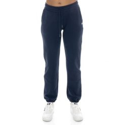 Bluza z bawełna z kieszenie na co dzień na siłownię. Niebieskie bluzy damskie LEONE 1947 APPAREL, bez wzorów, z bawełny, na fitness i siłownię. W wyprzedaży za 124.20 zł.