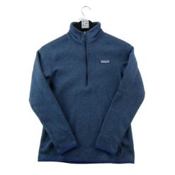 Second life - Damski dopasowany polarowy sweter - Jak nowy. Niebieskie swetry damskie Patagonia, xs, bez wzorów, z polaru, eleganckie, bez kołnierzyka, bez ramiączek, bez kaptura. Za 228.66 zł.