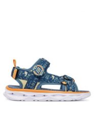 Primigi Sandały AVANT 1481111 Granatowy. Niebieskie sandały chłopięce Primigi, z materiału, bez zapięcia. Za 189.99 zł.