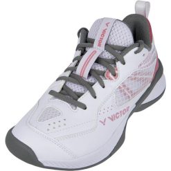 Damskie buty do badmintona Victor A610IVF AH. Białe obuwie sportowe damskie Victor, bez wzorów. Za 419.99 zł.
