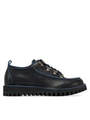 Fracap Półbuty M61 Czarny. Czarne półbuty damskie Fracap, bez wzorów, ze skóry, bez obcasa, na płaskiej podeszwie, bez zapięcia. Za 989.99 zł.