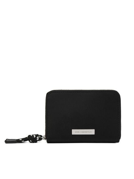 KARL LAGERFELD Portfel B1W32012 Czarny. Czarne portfele damskie KARL LAGERFELD, bez wzorów. Za 469.99 zł.